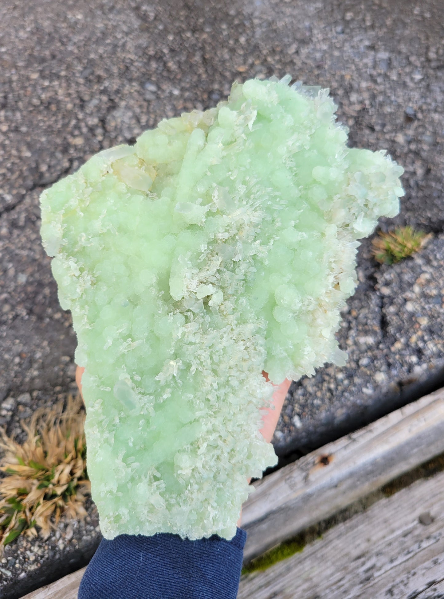 Prehnite with Quartz from Kharan, Baluchistan, Pakistan