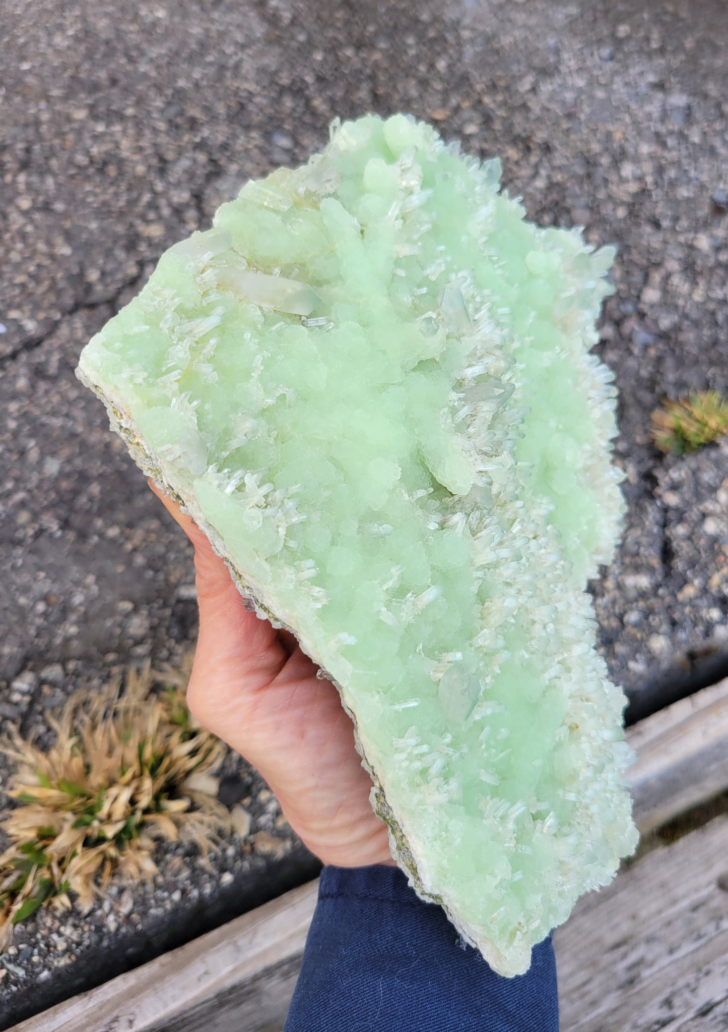 Prehnite with Quartz from Kharan, Baluchistan, Pakistan