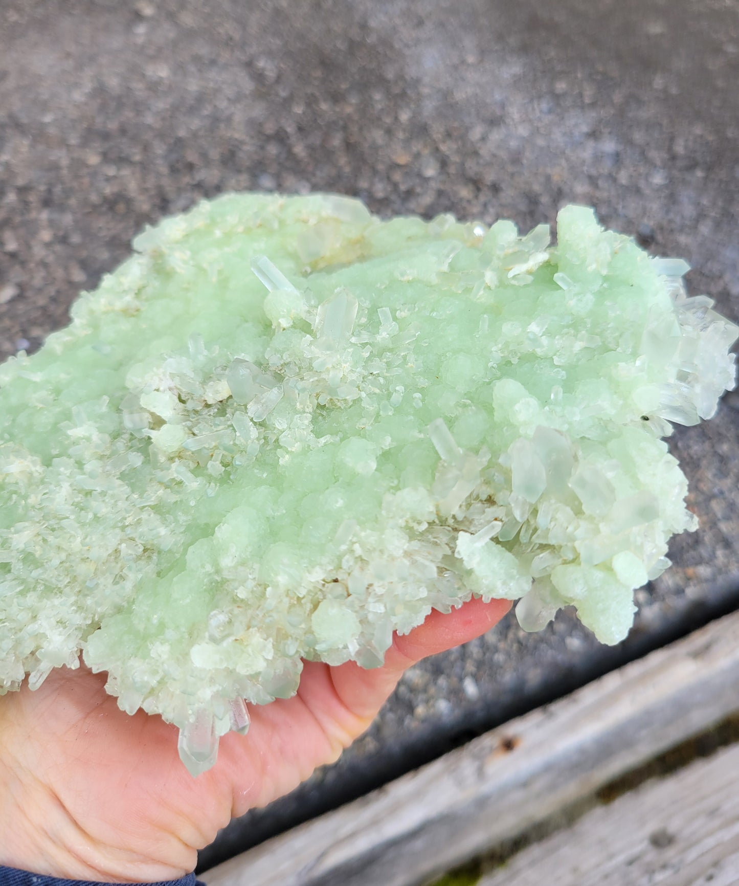 Prehnite with Quartz from Kharan, Baluchistan, Pakistan