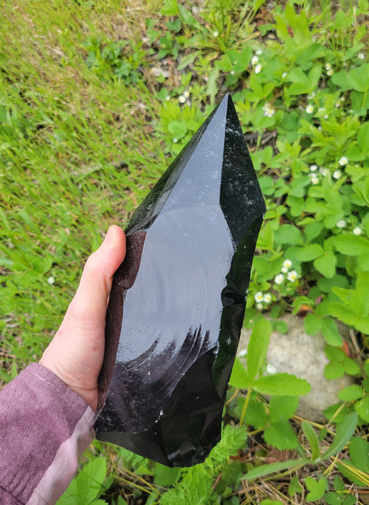 Obsidian (Silver Sheen) Tower from Mexico
