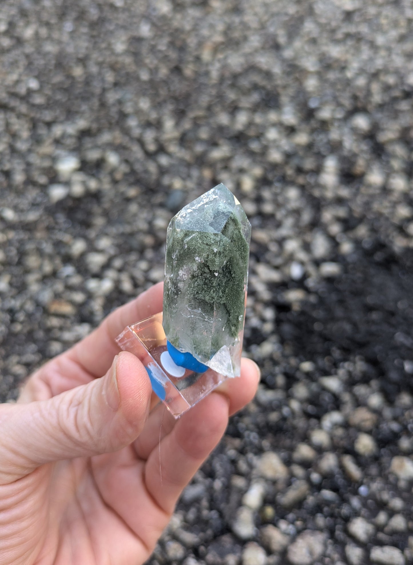Quartz with Clinochlore from Pakistan