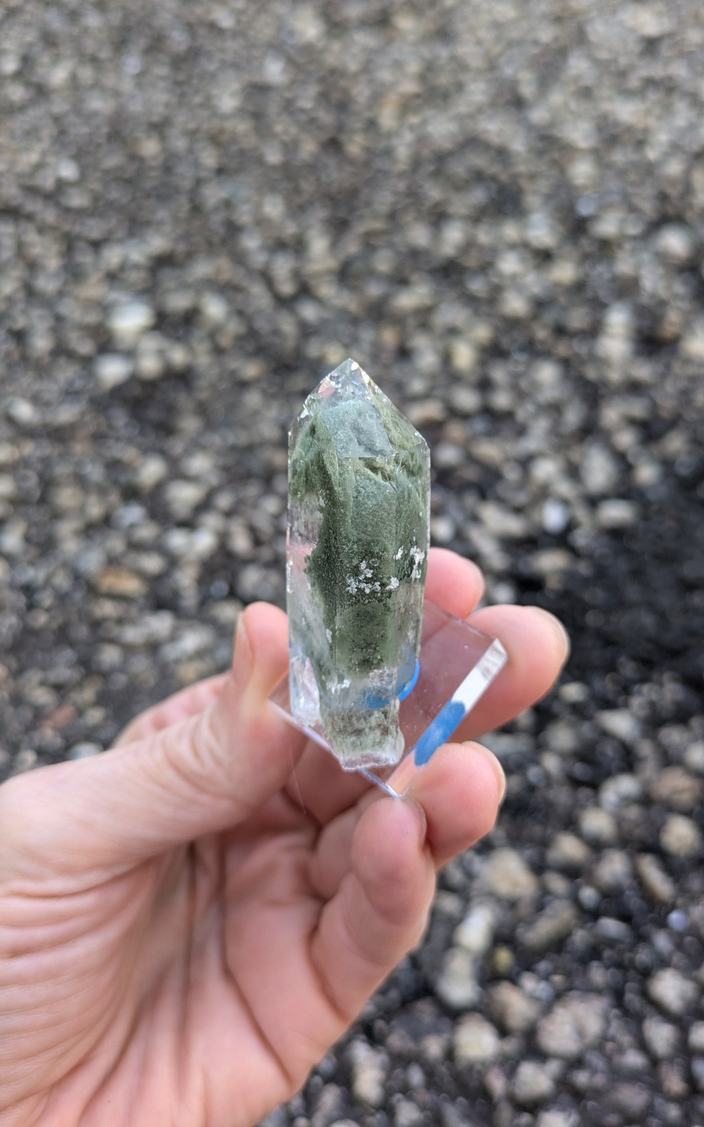 Quartz with Clinochlore from Pakistan