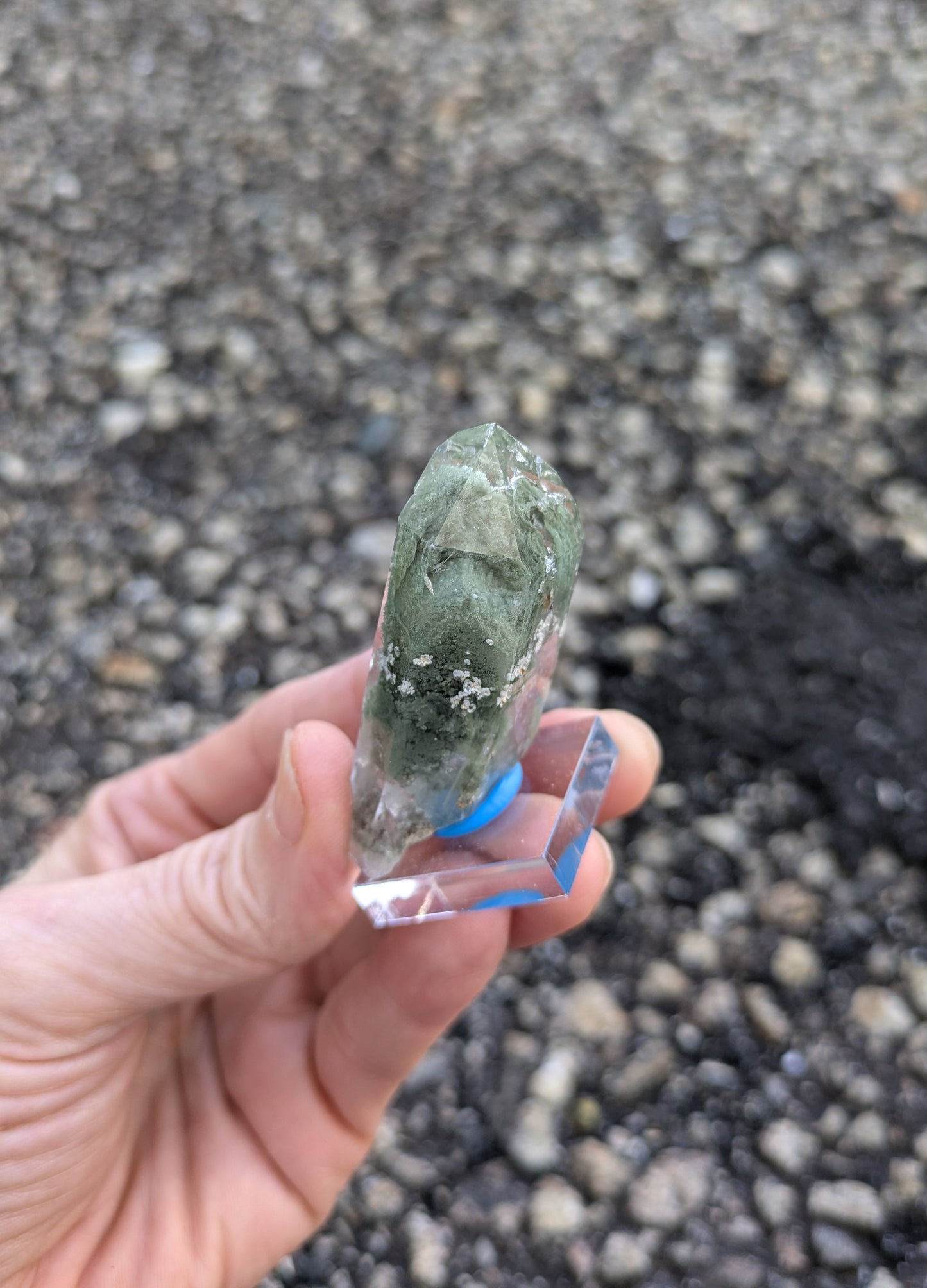 Quartz with Clinochlore from Pakistan