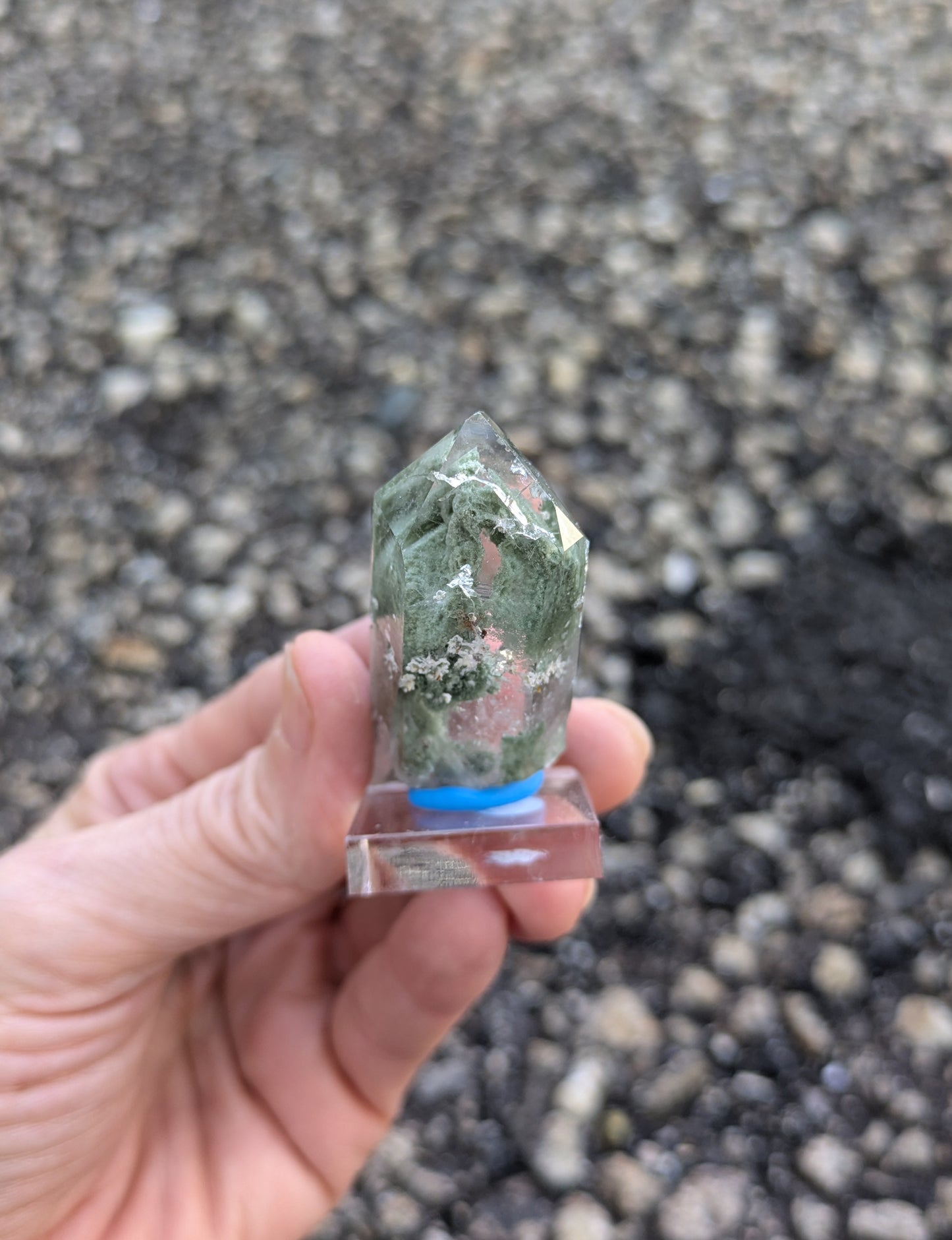 Quartz with Clinochlore from Pakistan
