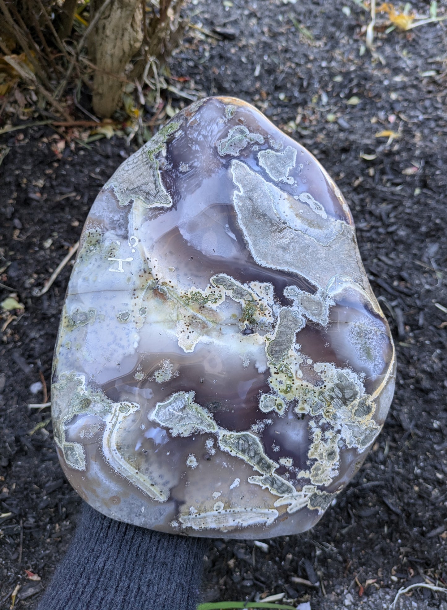 Grape Amethyst Statement Piece with Custom Stand from Uruguay