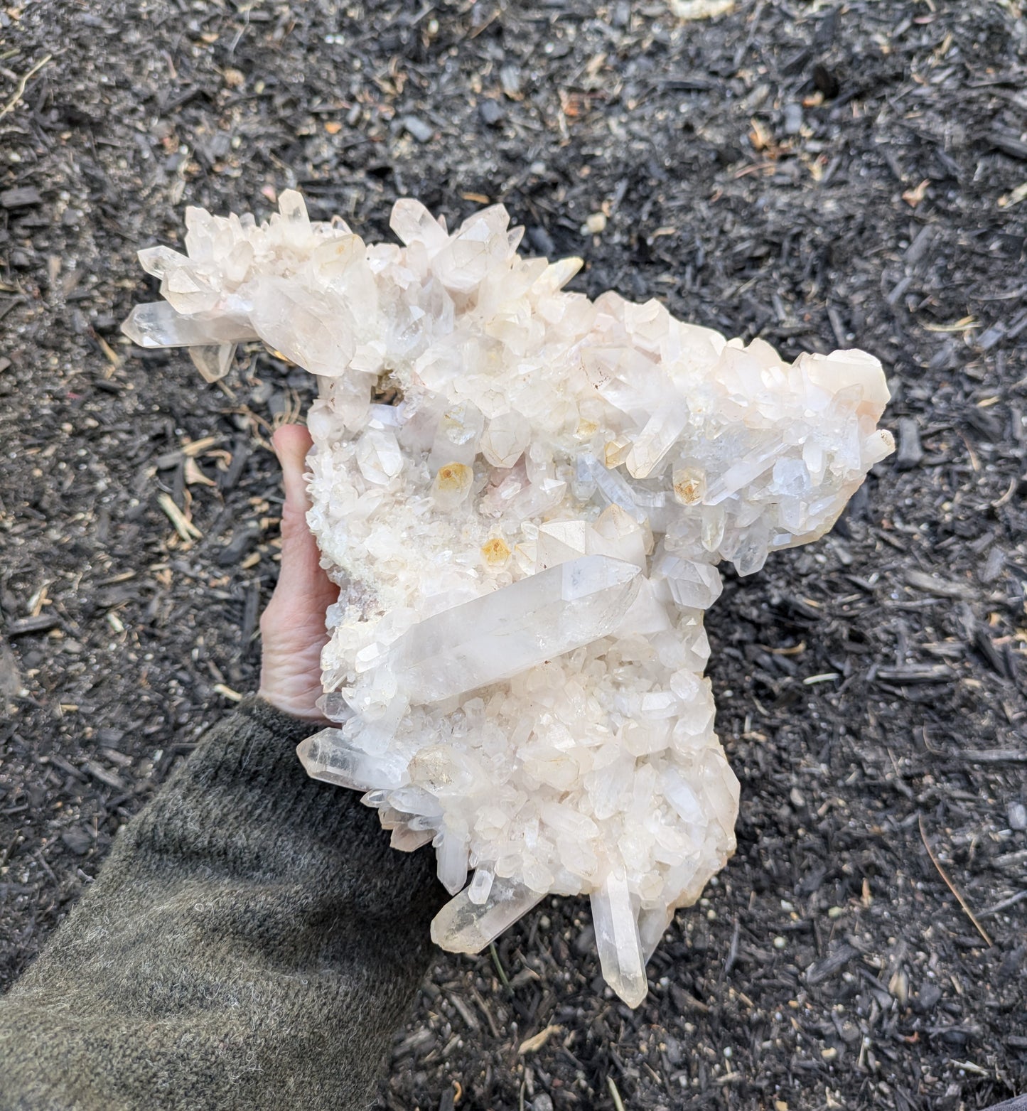 Himalayan Pink Samadhi Quartz from Himachal Pradesh, India