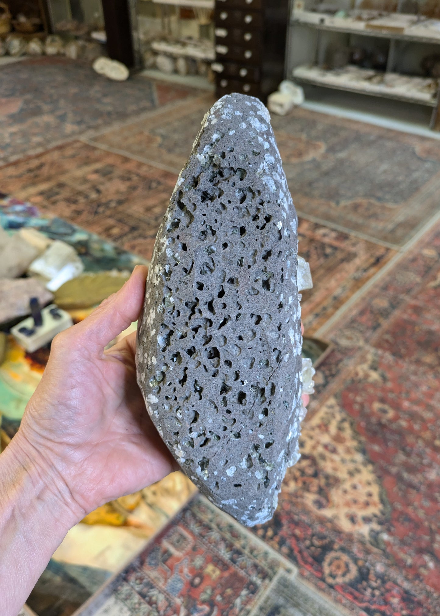 Green Apophyllite from India