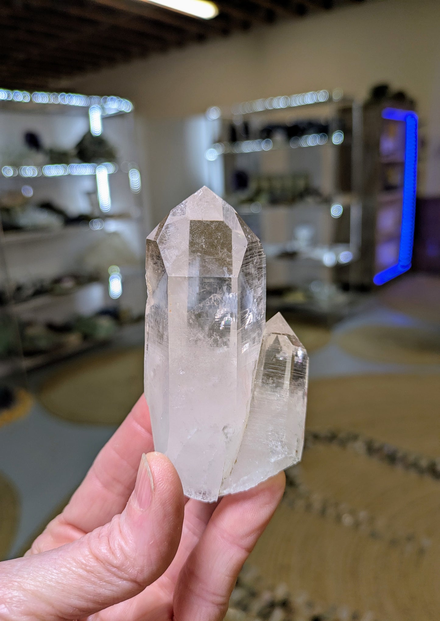 Blue Mist Quartz from Santander, Colombia