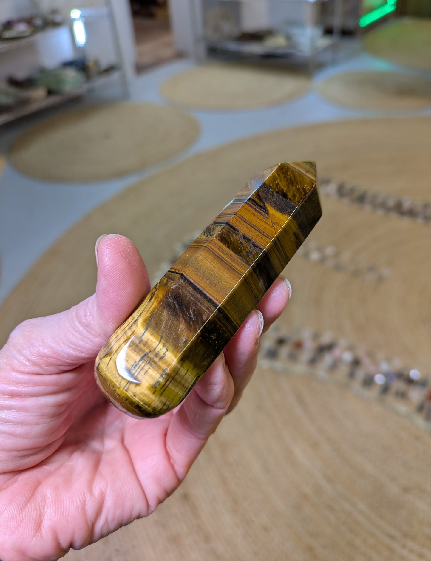 Tiger's Eye Massage Wand from South Africa