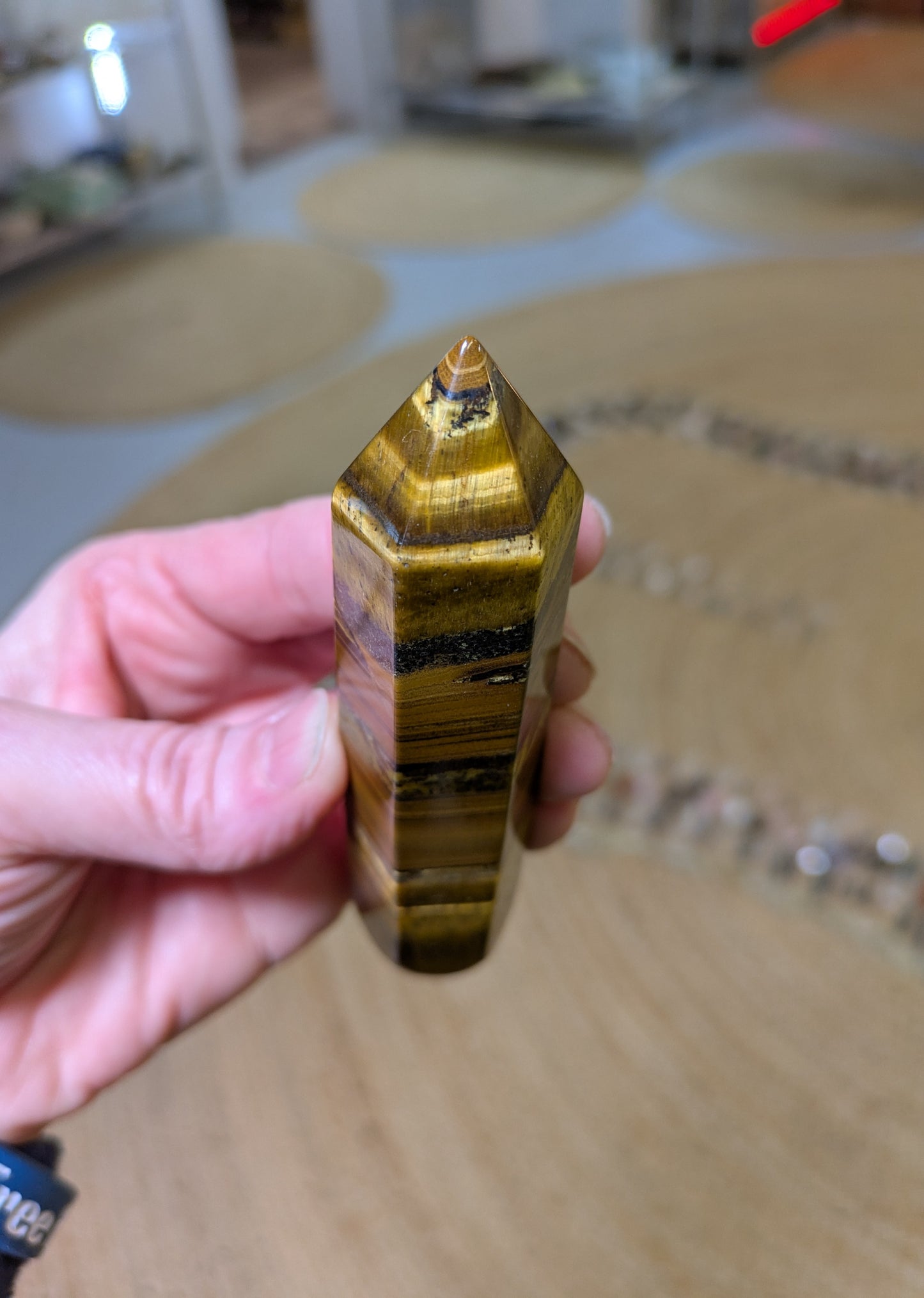 Tiger's Eye Massage Wand from South Africa