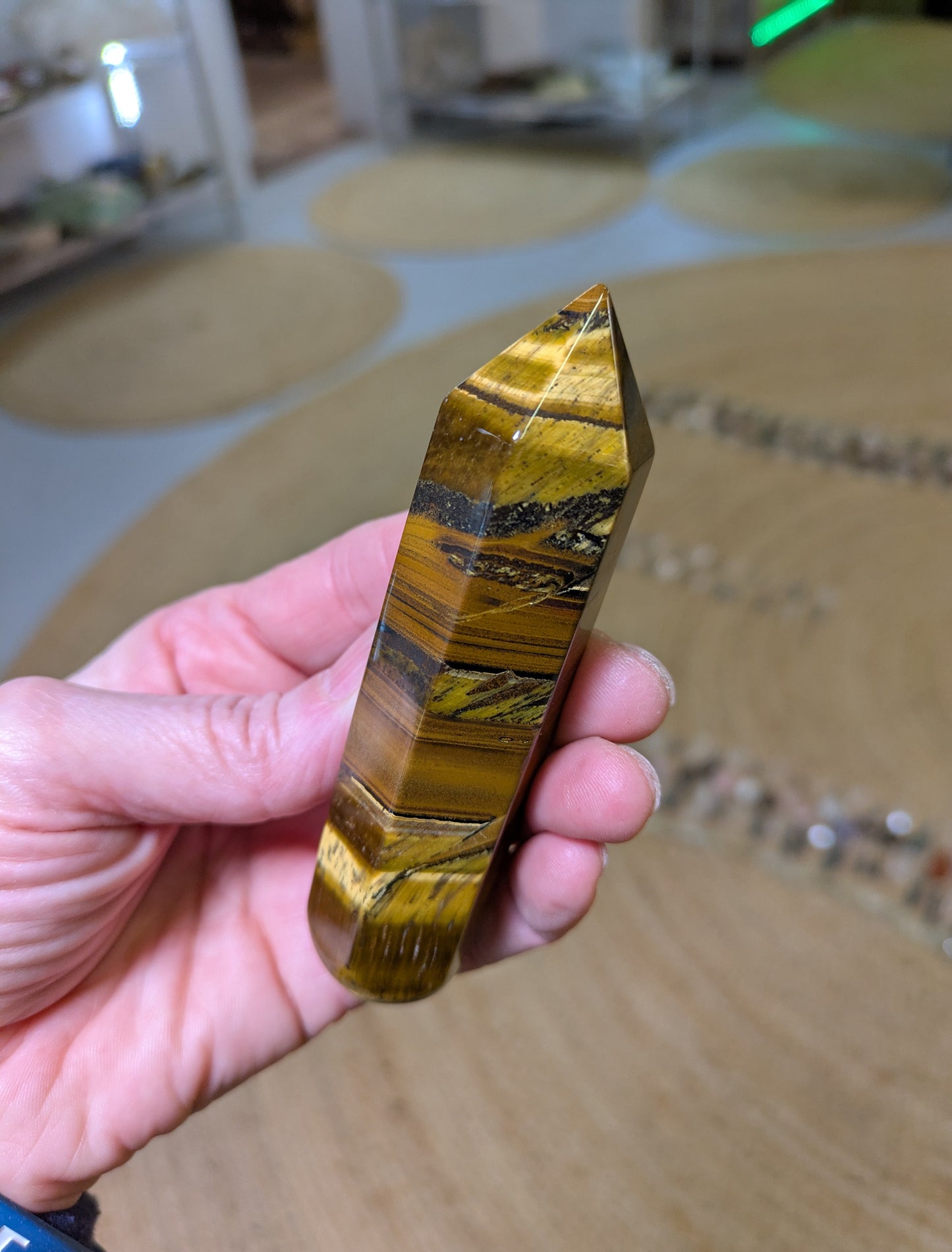 Tiger's Eye Massage Wand from South Africa
