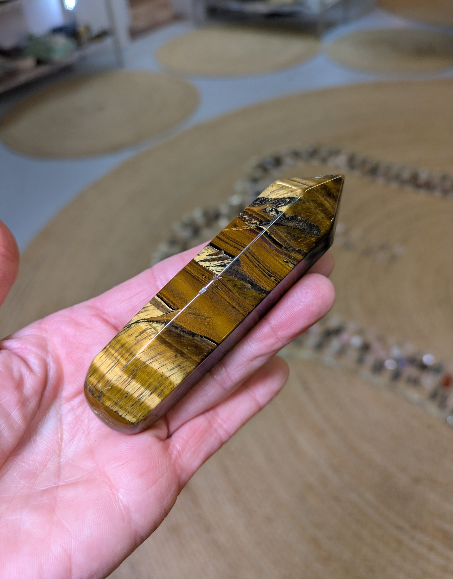 Tiger's Eye Massage Wand from South Africa