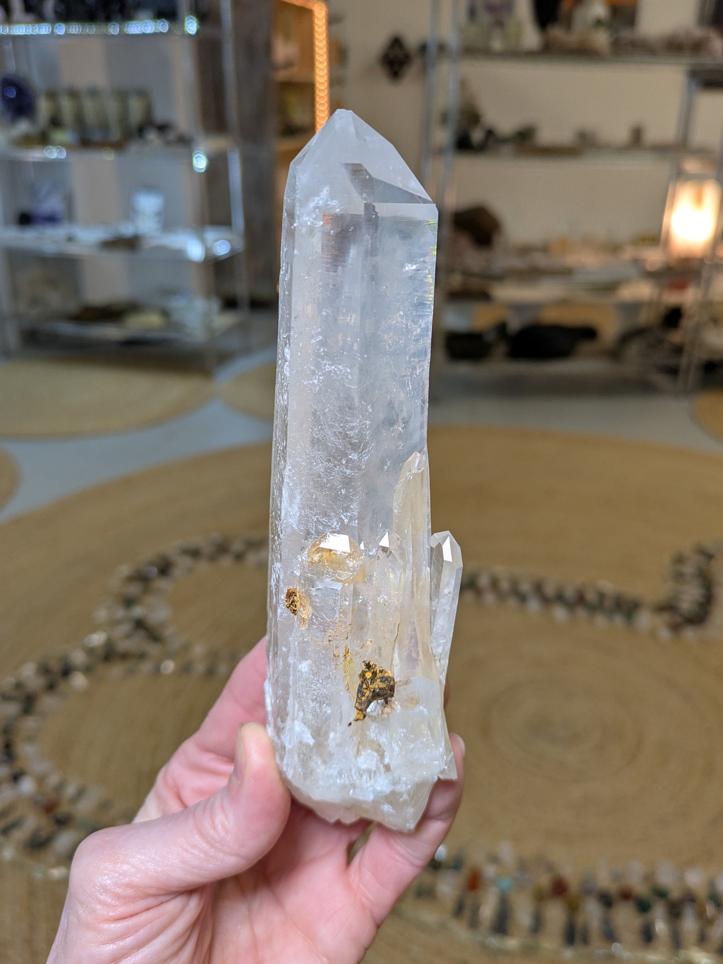 Blue Mist Phantom Quartz from Santander, Colombia