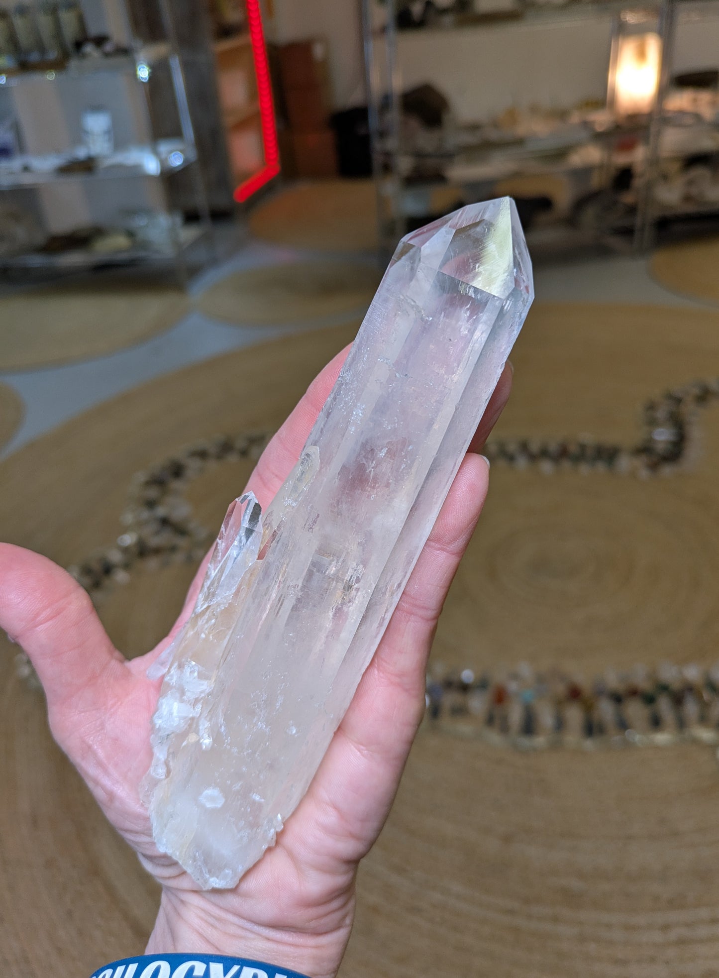 Blue Mist Phantom Quartz from Santander, Colombia
