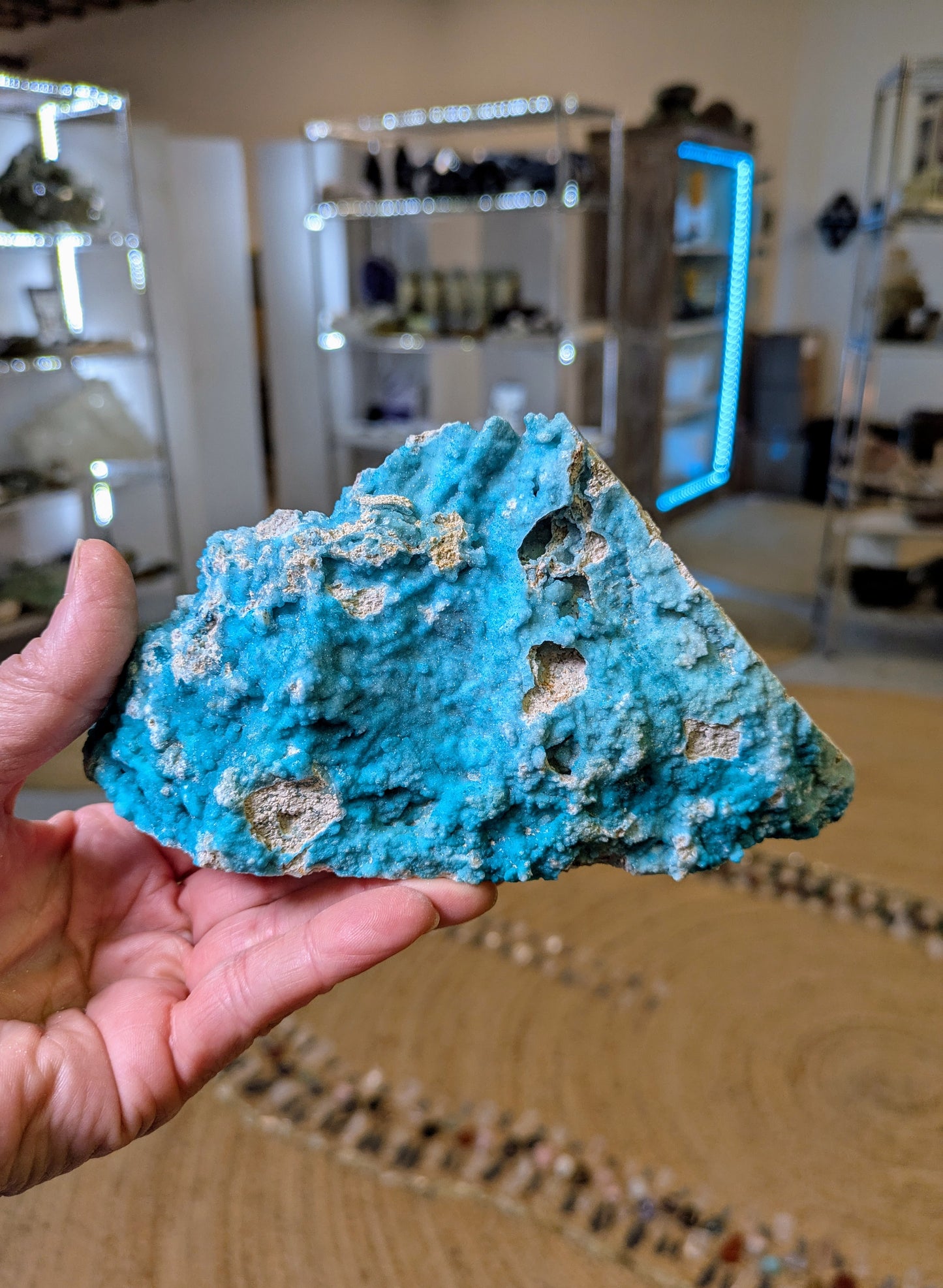 Hemimorphite from Palabanda, M'fouati, Congo