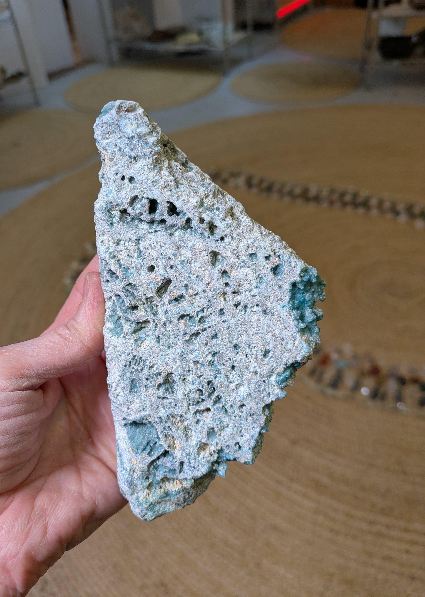 Hemimorphite from Palabanda, M'fouati, Congo