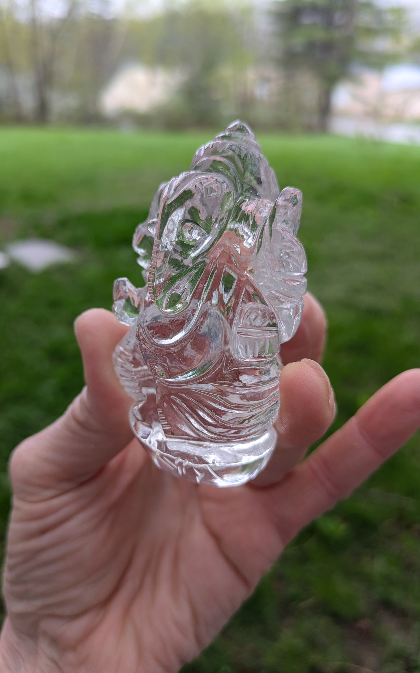 Himalayan Quartz Ganesh from India