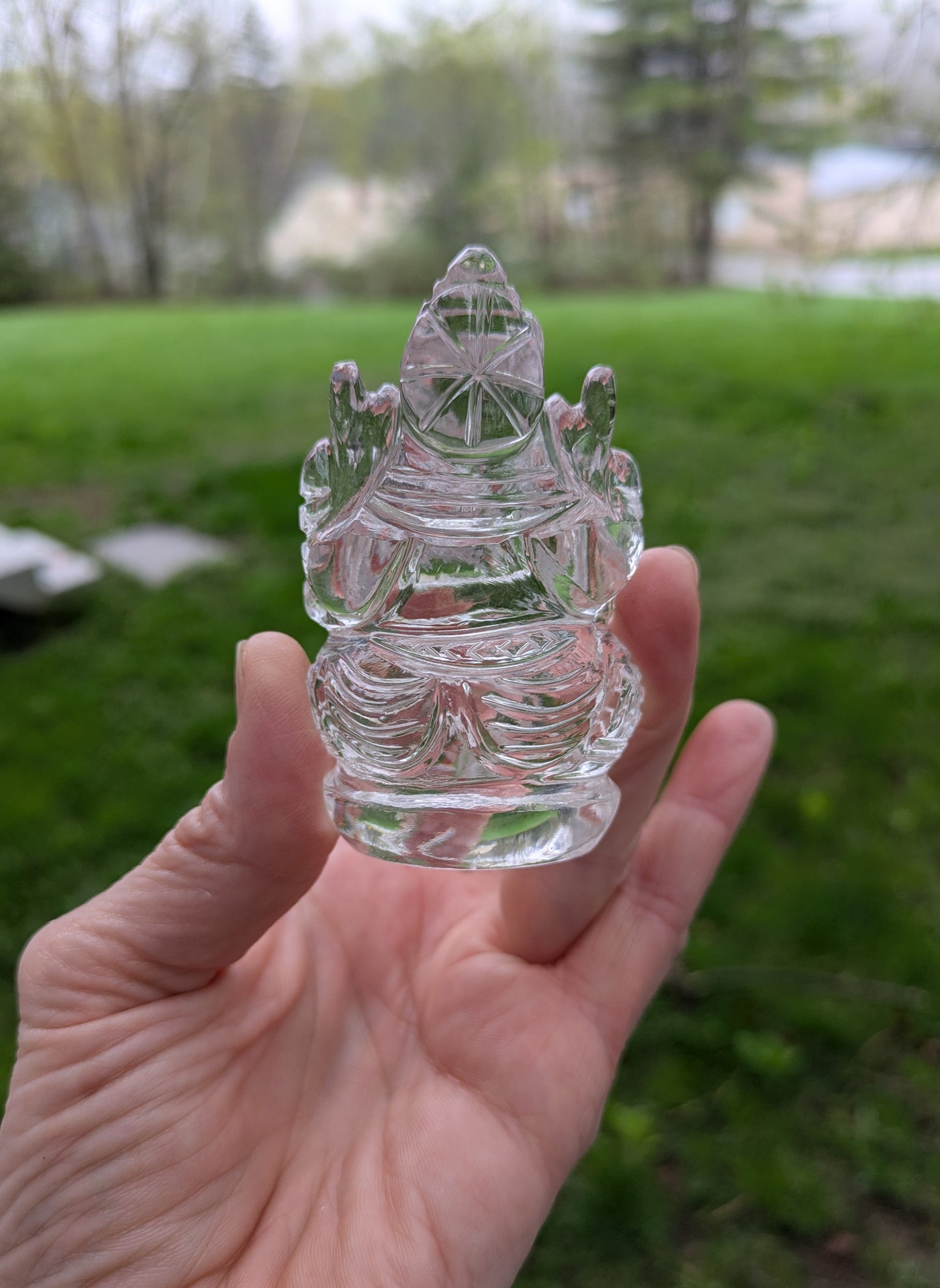 Himalayan Quartz Ganesh from India