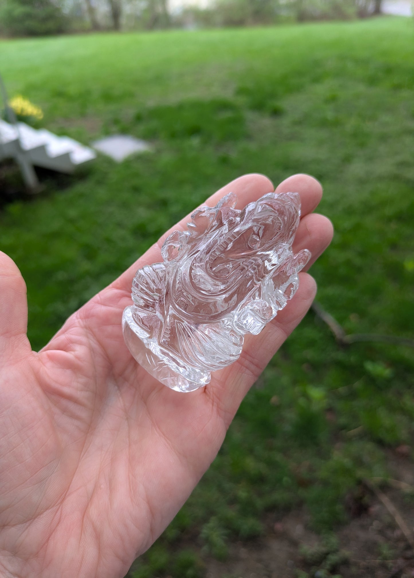 Himalayan Quartz Ganesh from India