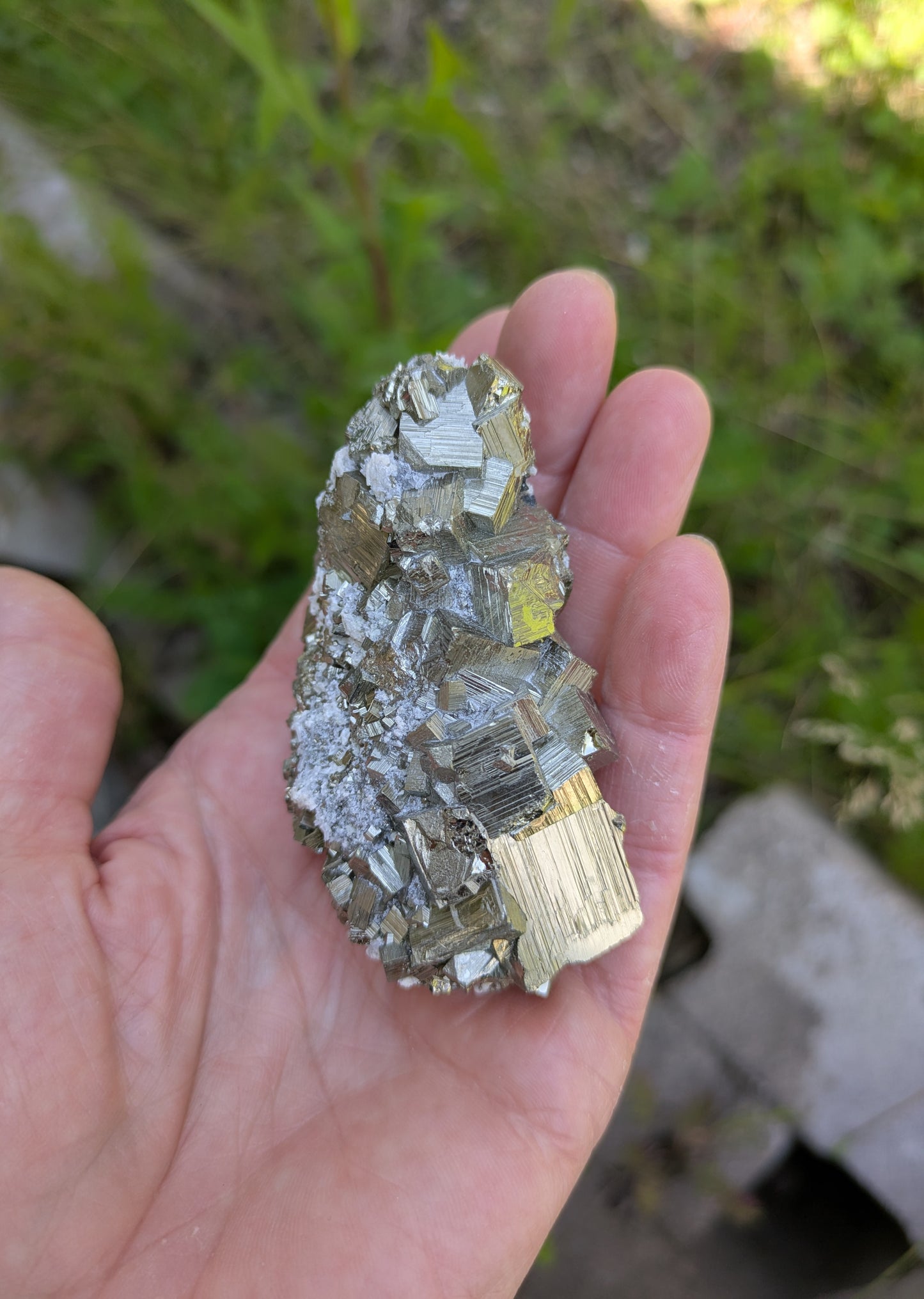 Pyrite and Quartz from Huanzala Mine, Bolognesi Province, Ancash Department, Peru