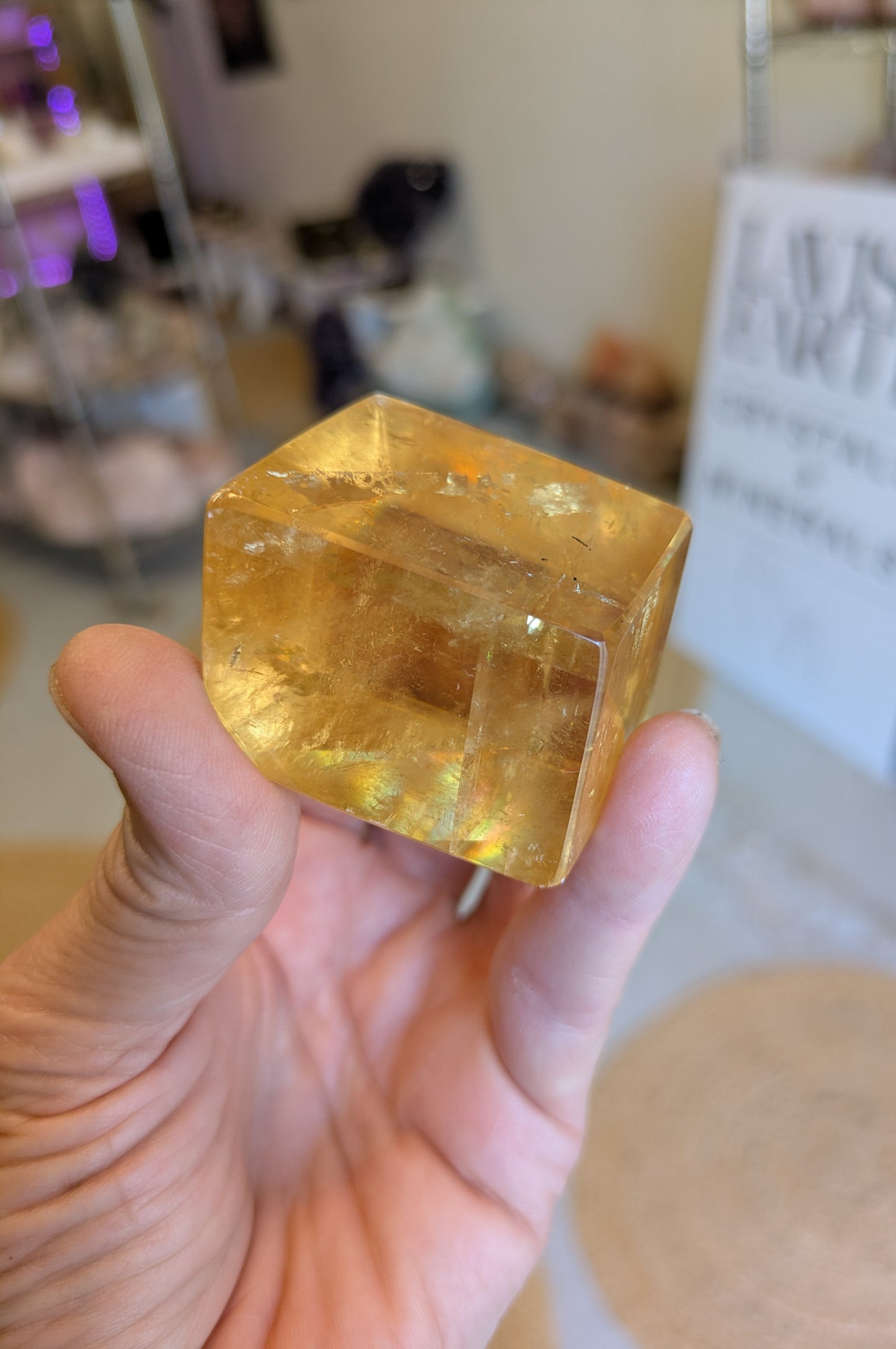 Polished Calcite from China