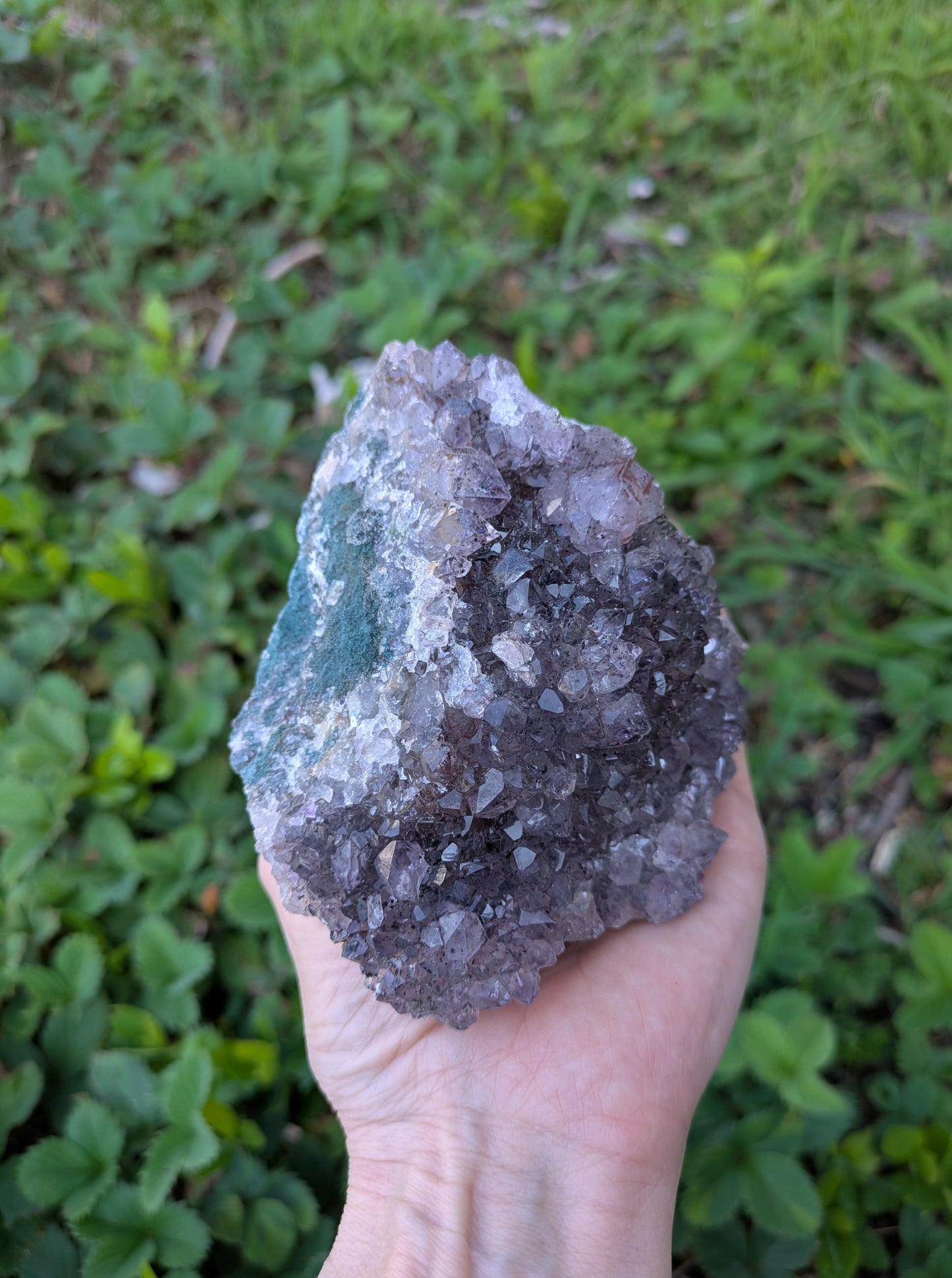 Amethyst, Hematite from Uruguay
