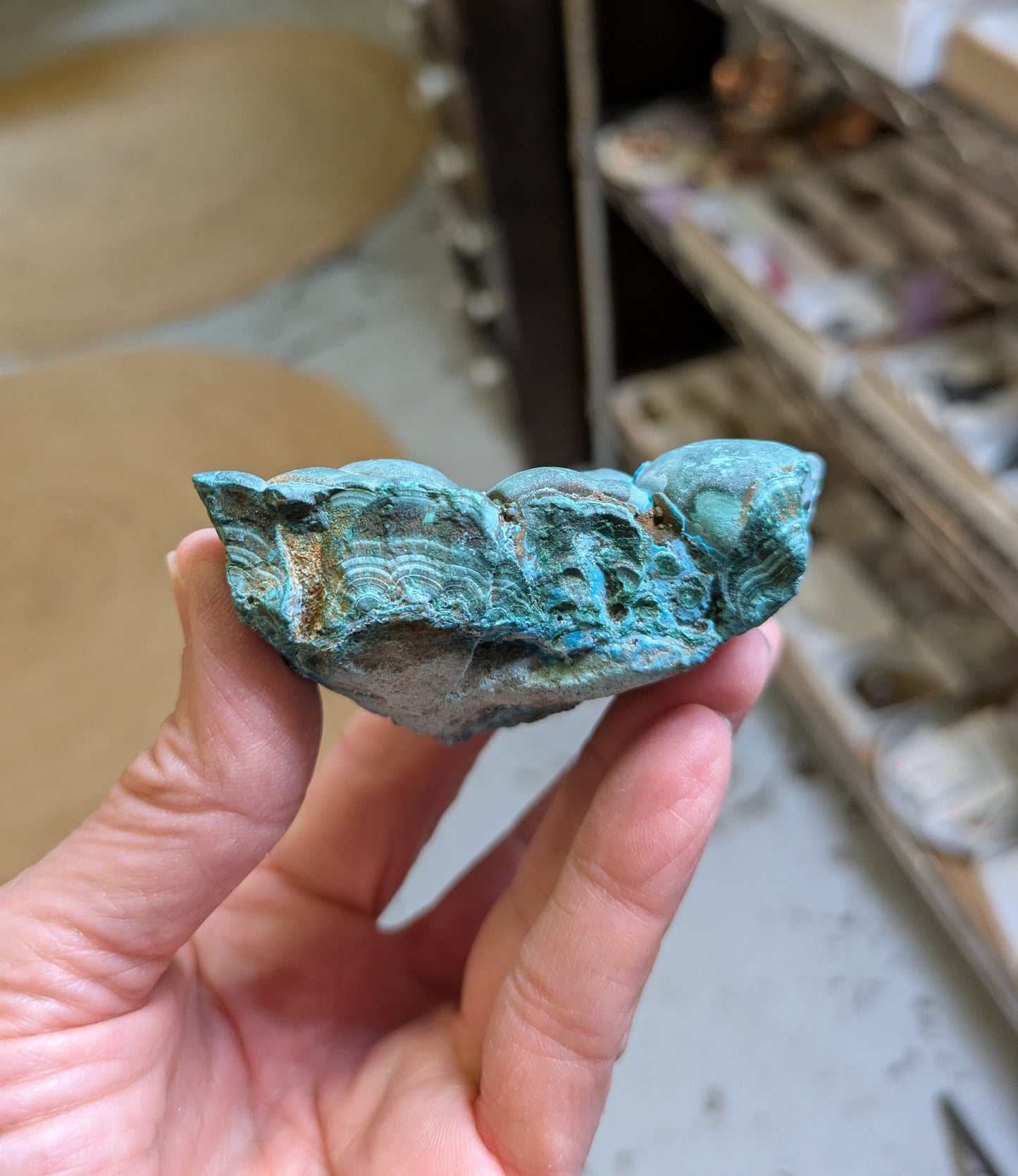 Malachite and Chrysocolla from DRC