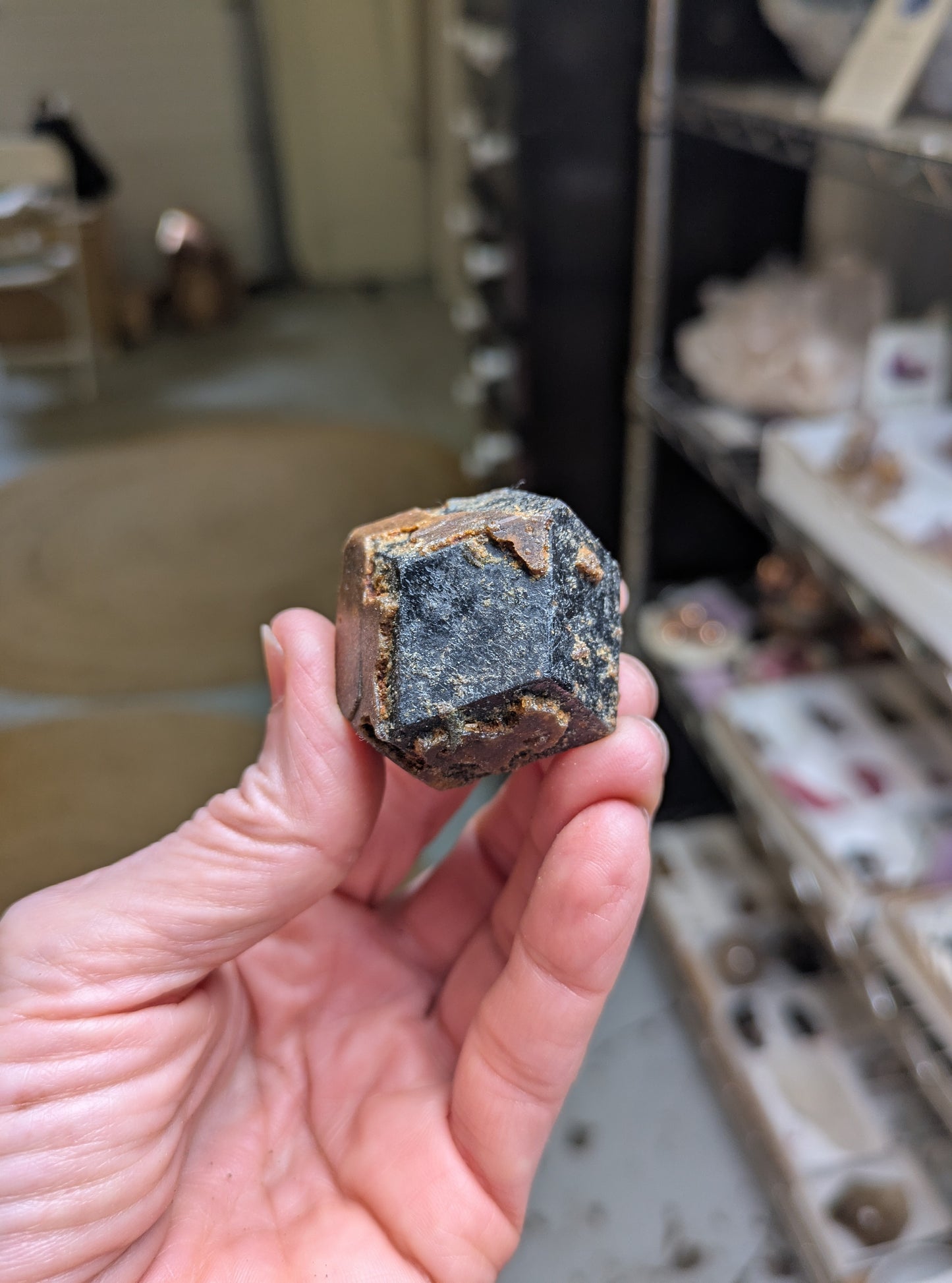 Anhydrite Garnet from Mali