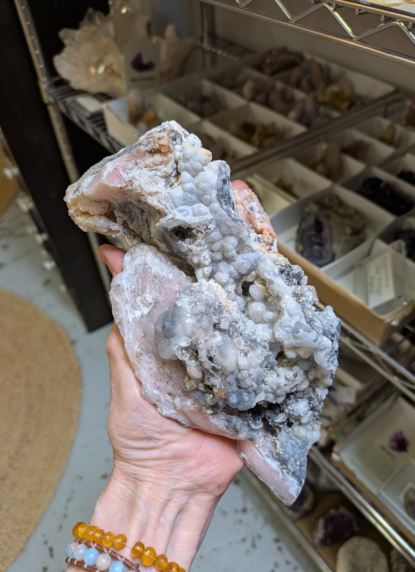 Pink Opal from Ica Dept., Peru