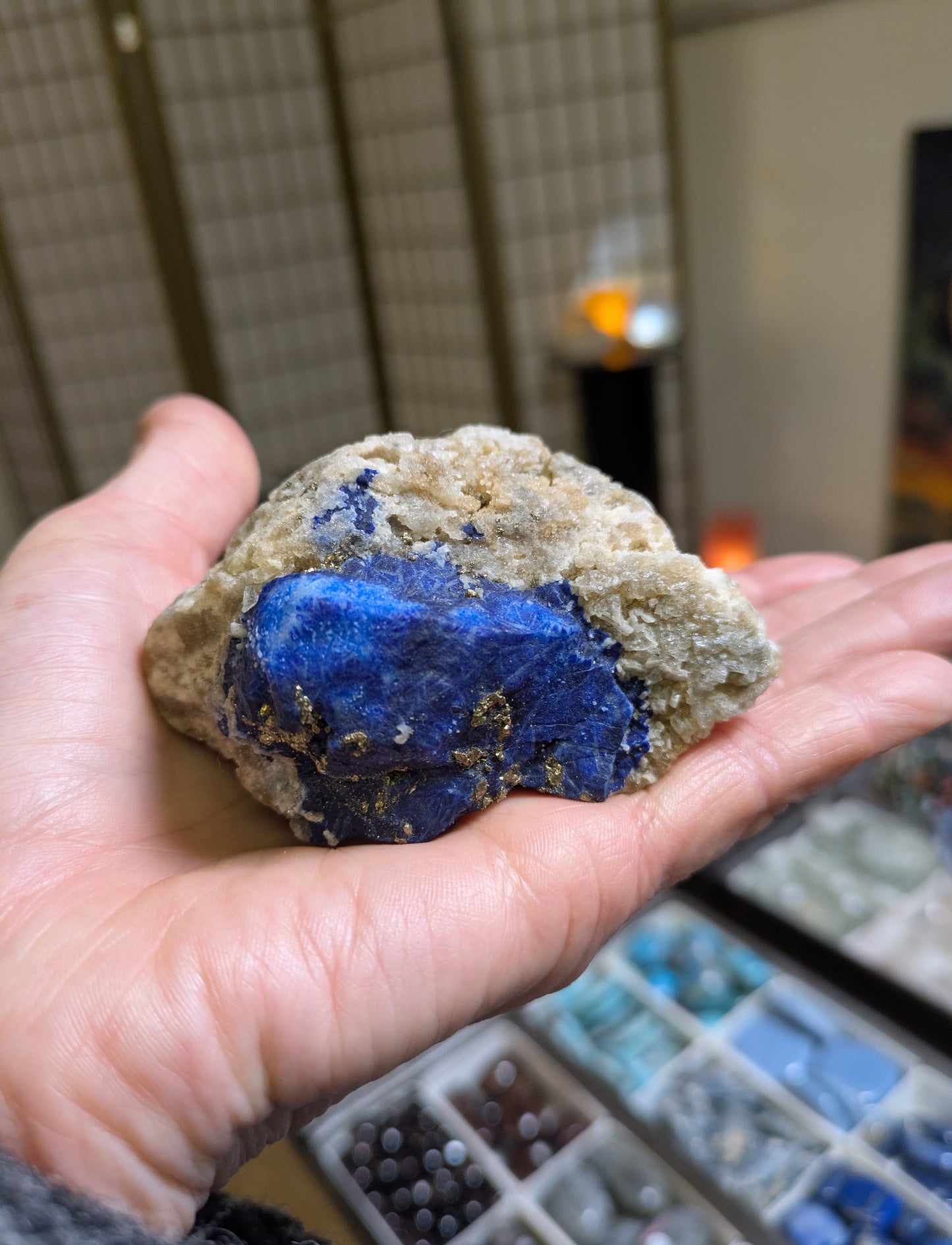 Lazulite and Pyrite from Afghanistan