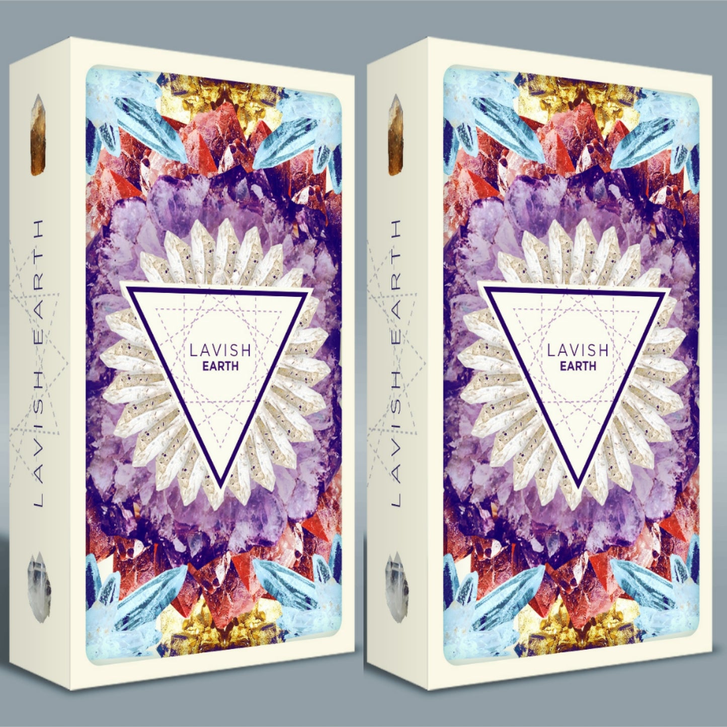 Lavish Earth Crystal Affirmation Cards - Two Decks