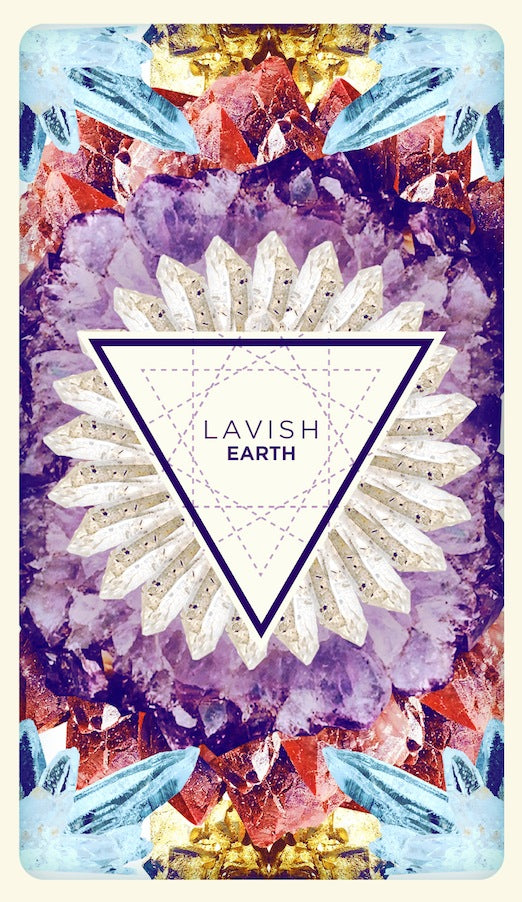 Lavish Earth Crystal Affirmation Cards