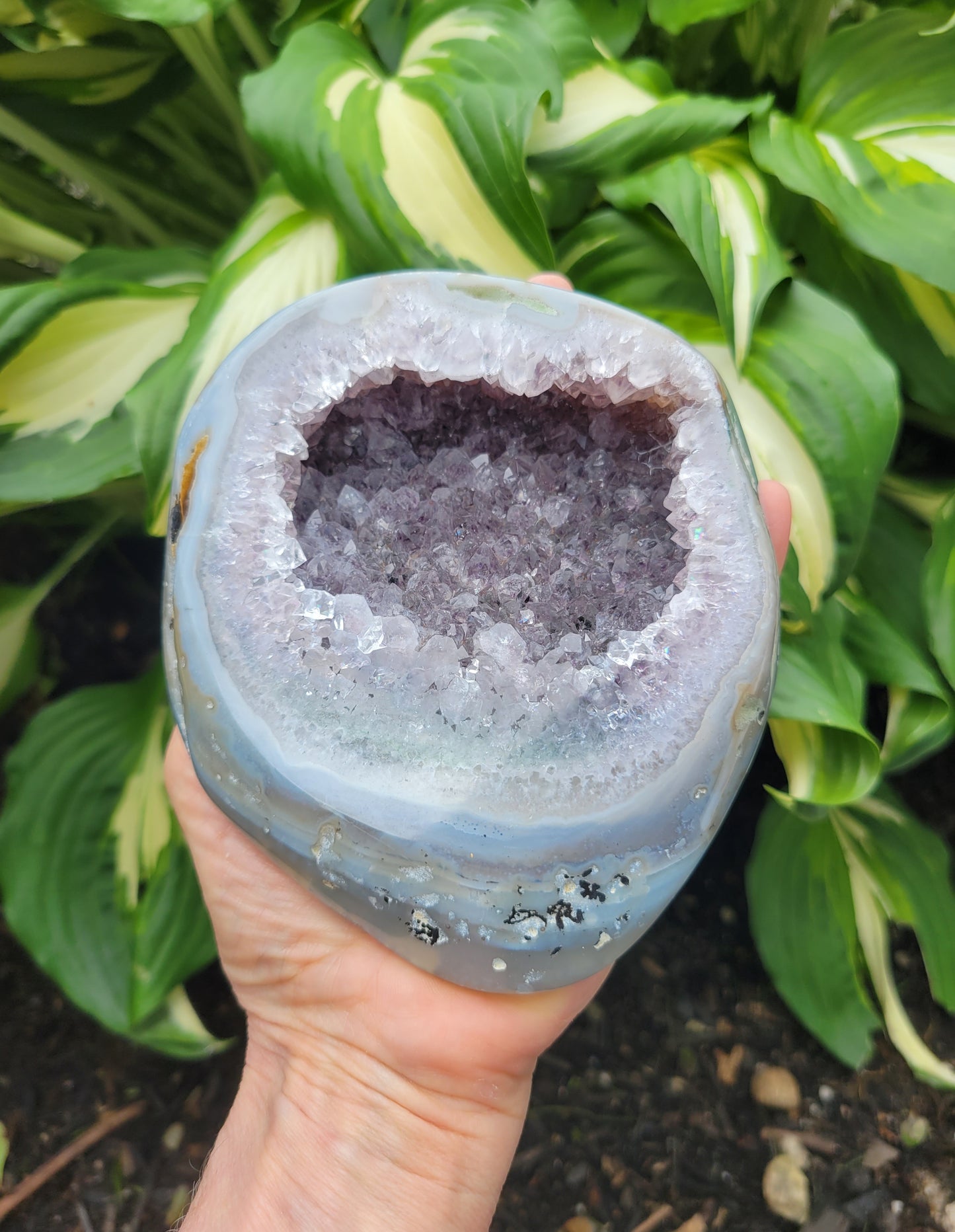 Amethyst Agate Box from Brazil