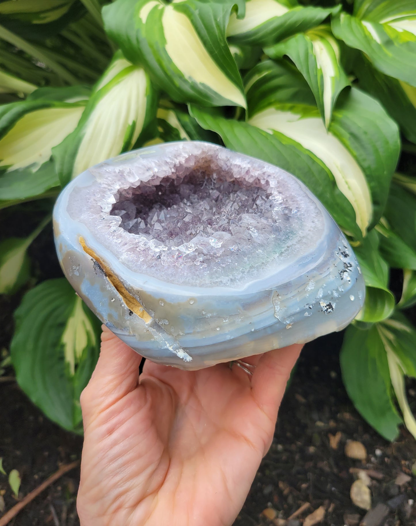 Amethyst Agate Box from Brazil
