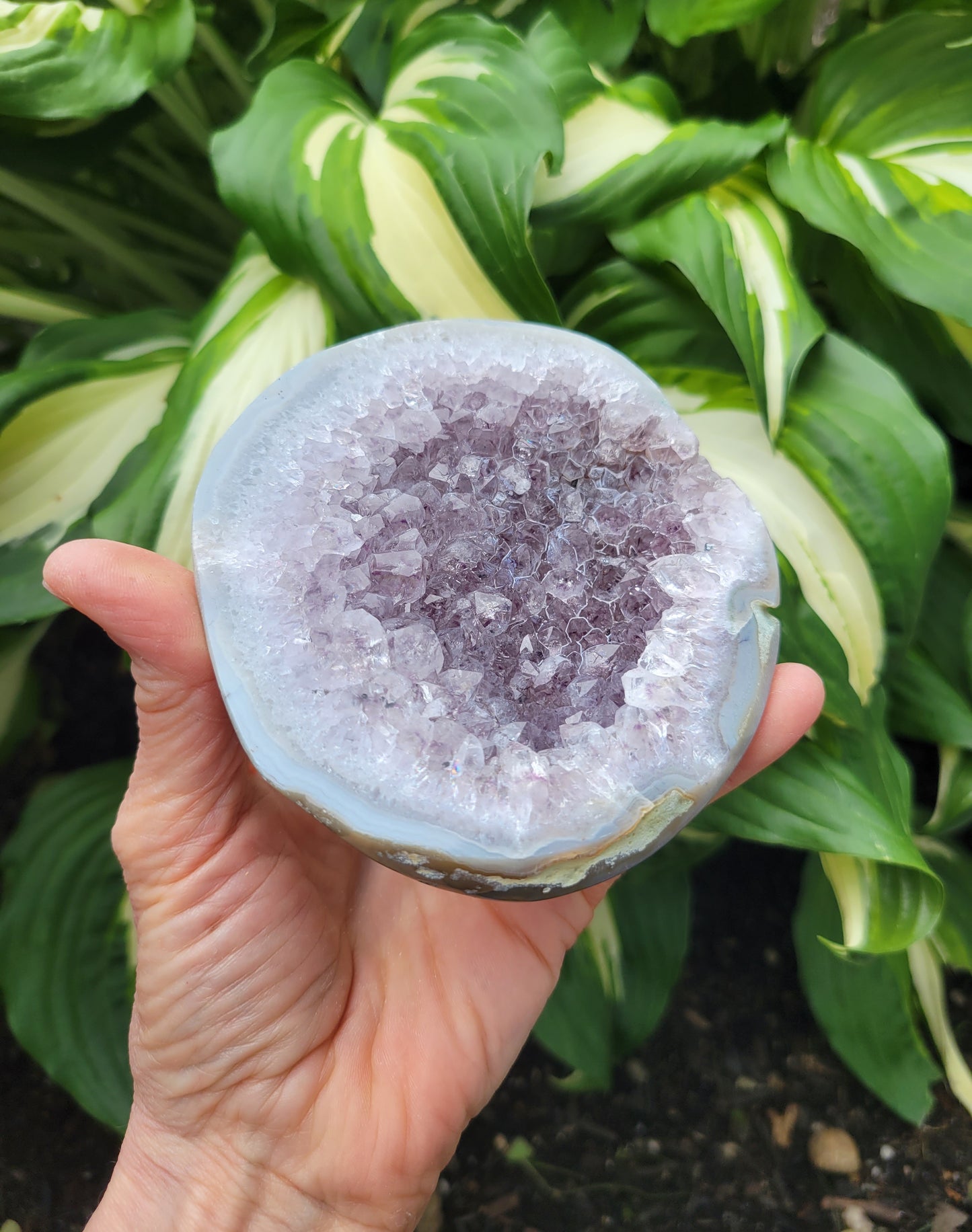 Amethyst Agate Box from Brazil