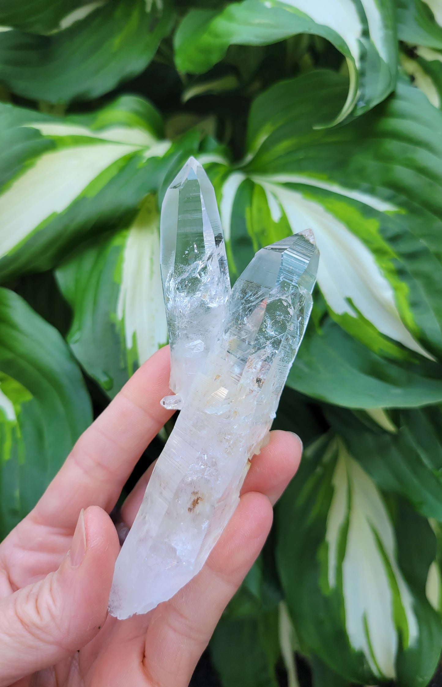 Lemurian Quartz Twin from Colombia