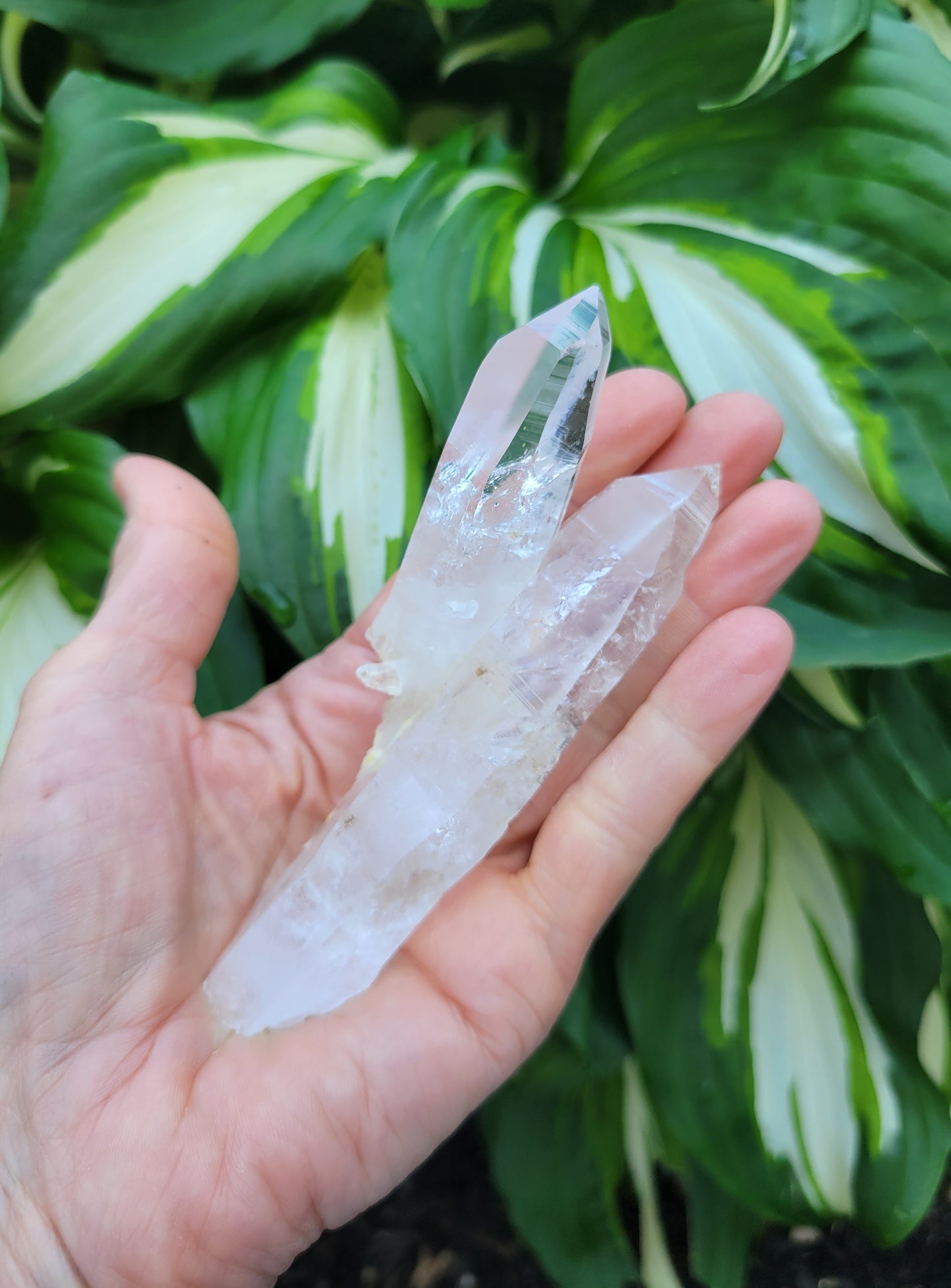 Lemurian Quartz Twin from Colombia