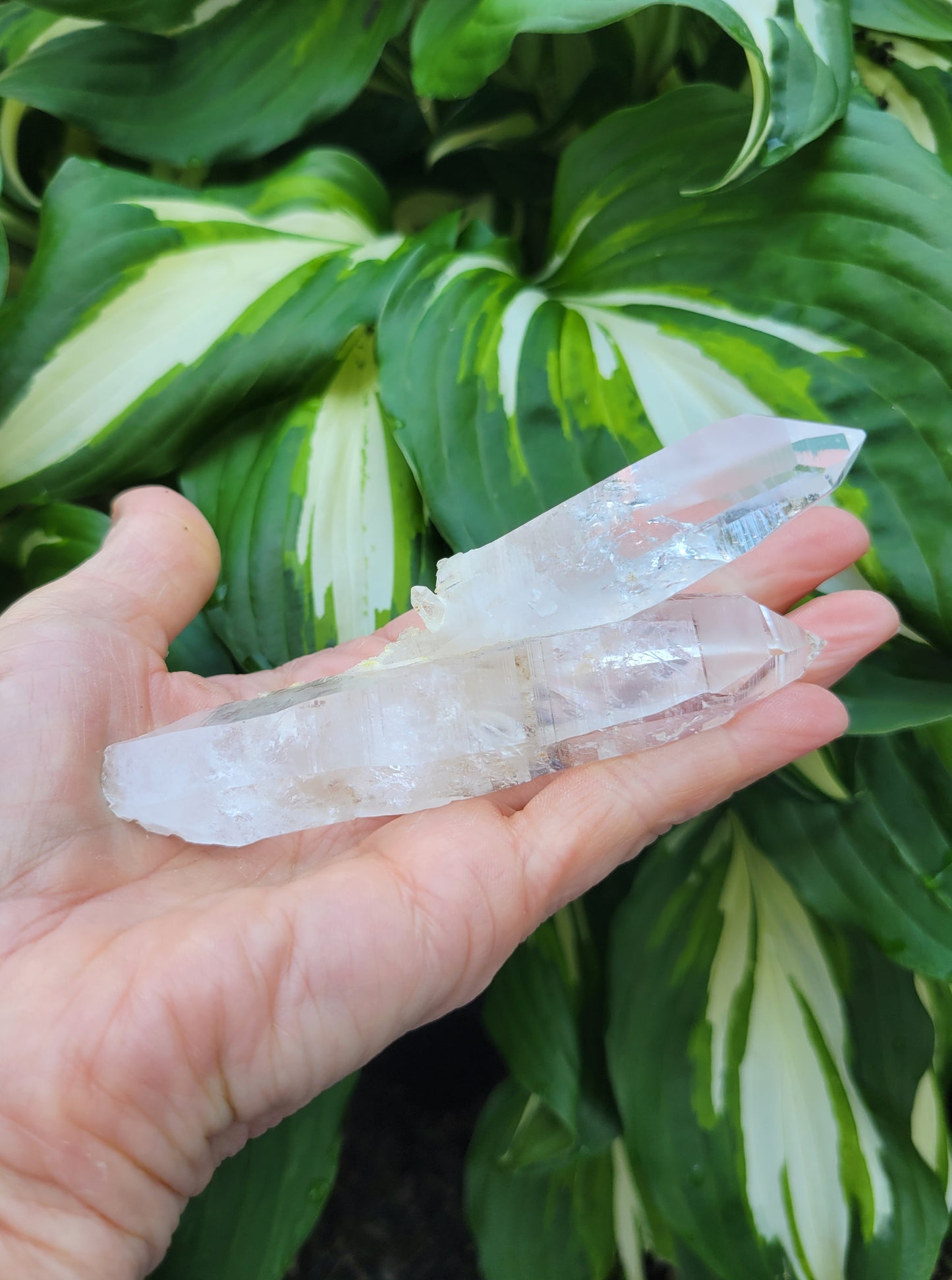 Lemurian Quartz Twin from Colombia