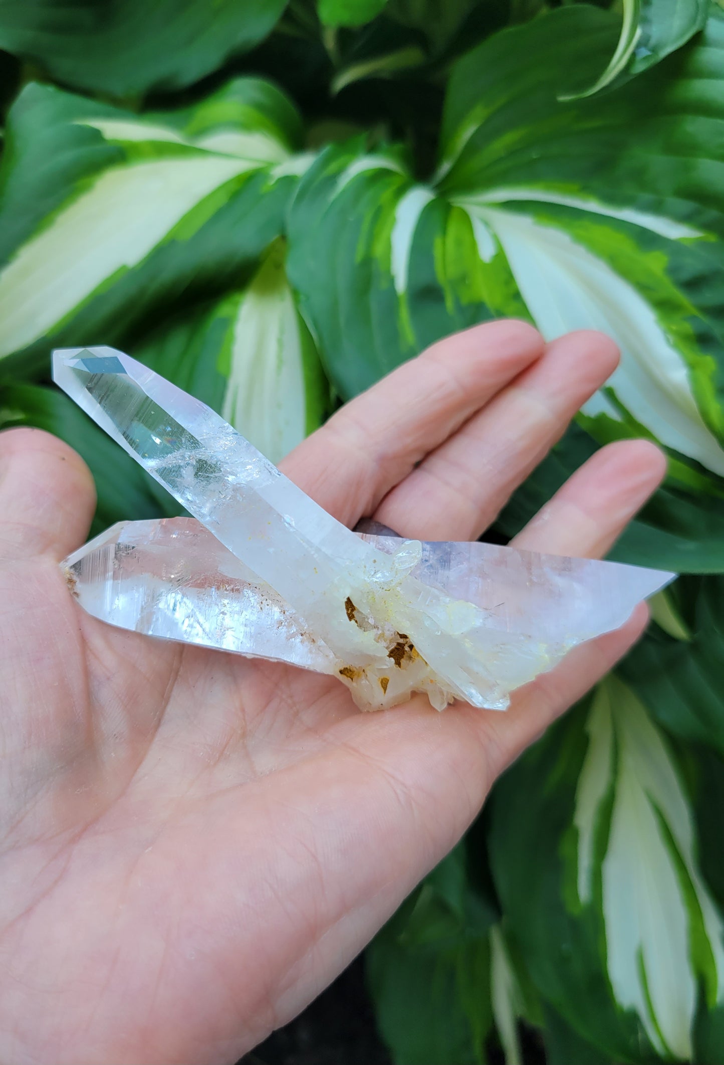 Lemurian Quartz Twin from Colombia