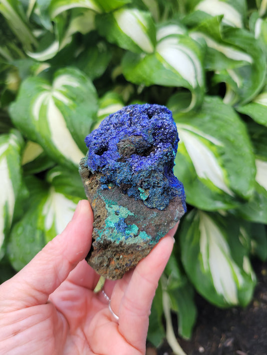 Azurite and Malachite from China