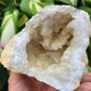 Moroccan Geode with Quartz and Calcite