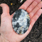 Obsidian (Snowflake) Palm Stone from Pakistan