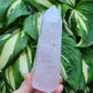 Rose Quartz Polished Tower from Brazil (W 2 X D 1 1/2 X H 5 1/8 inches)