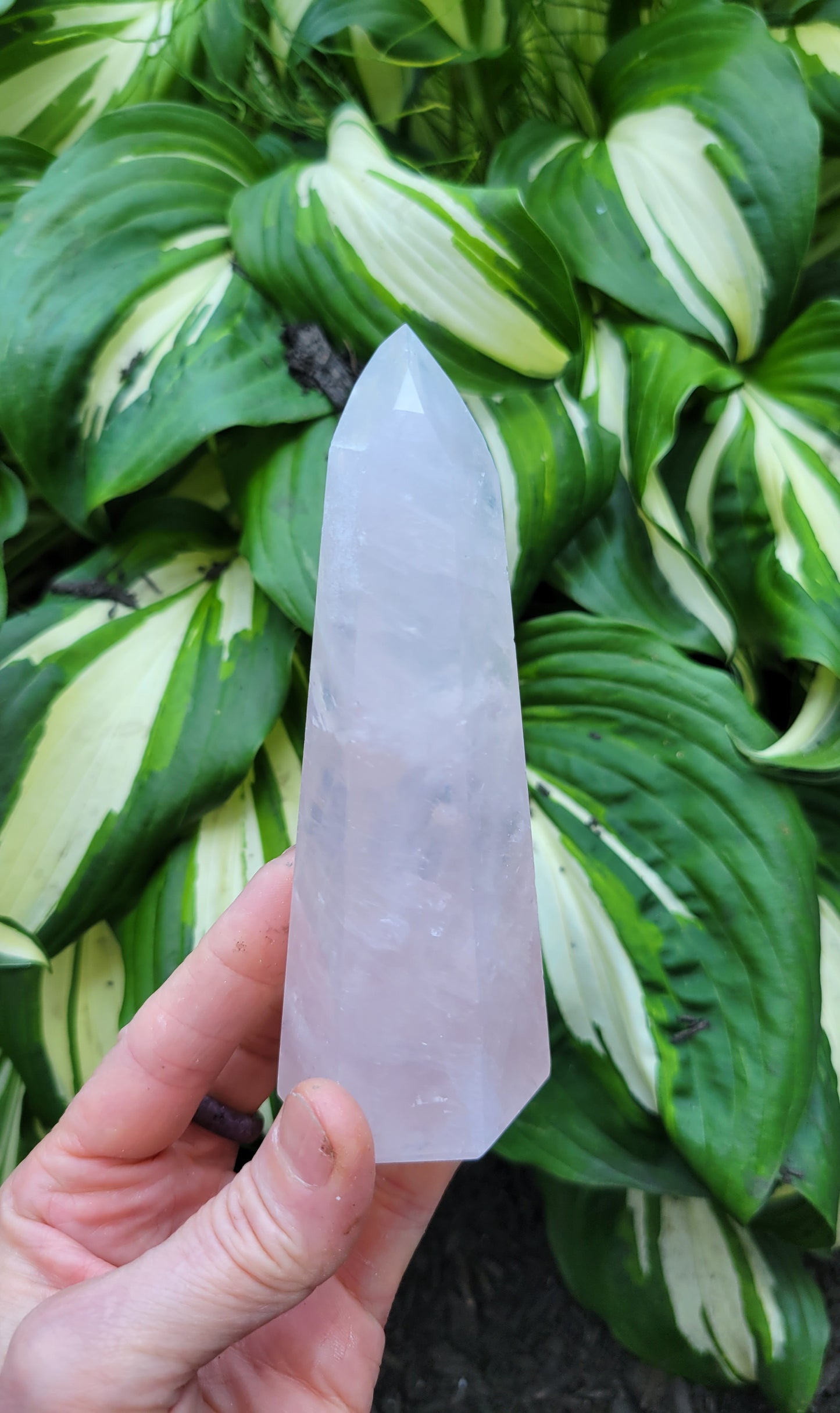 Rose Quartz Tower from Brazil