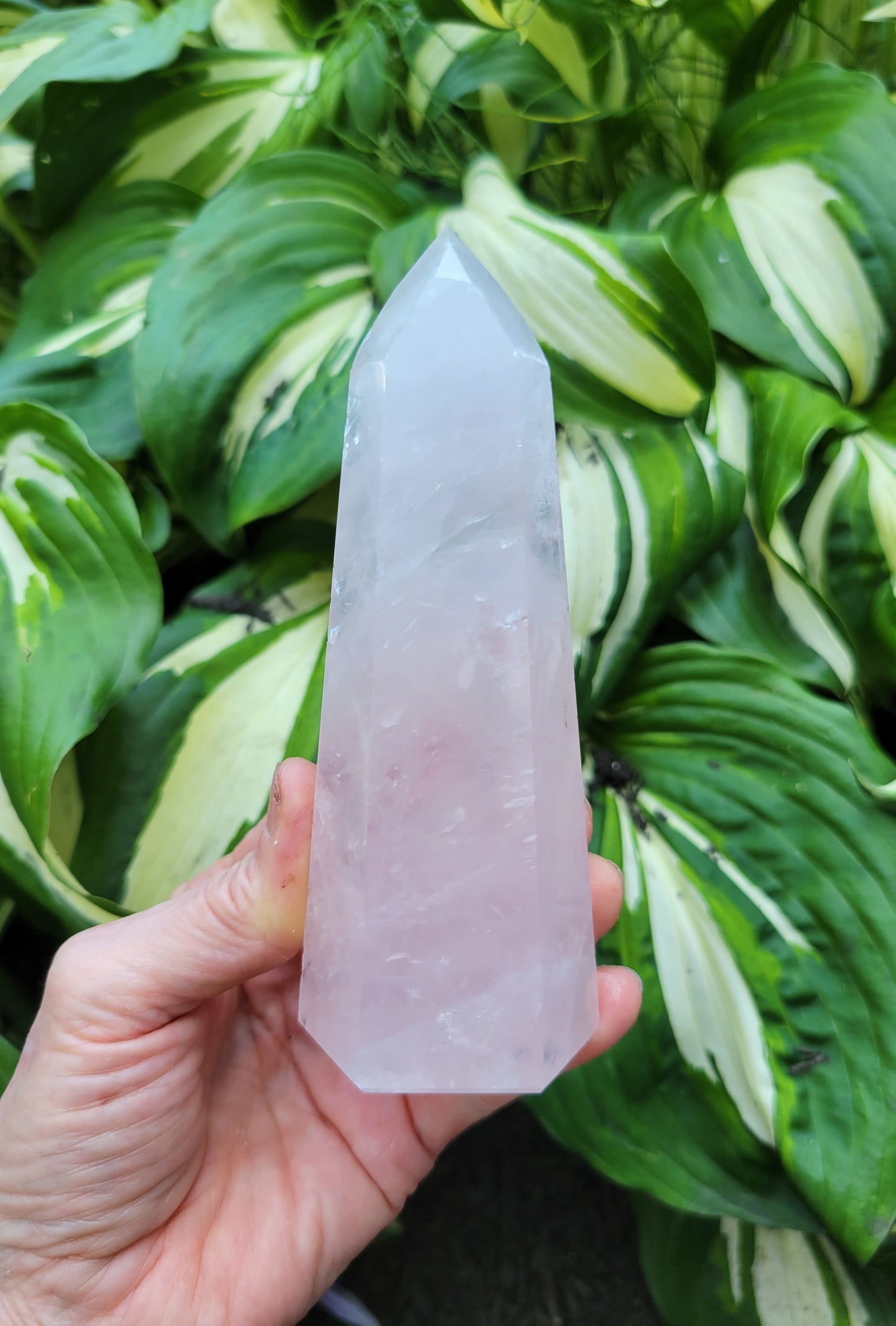 Rose Quartz Tower from Brazil