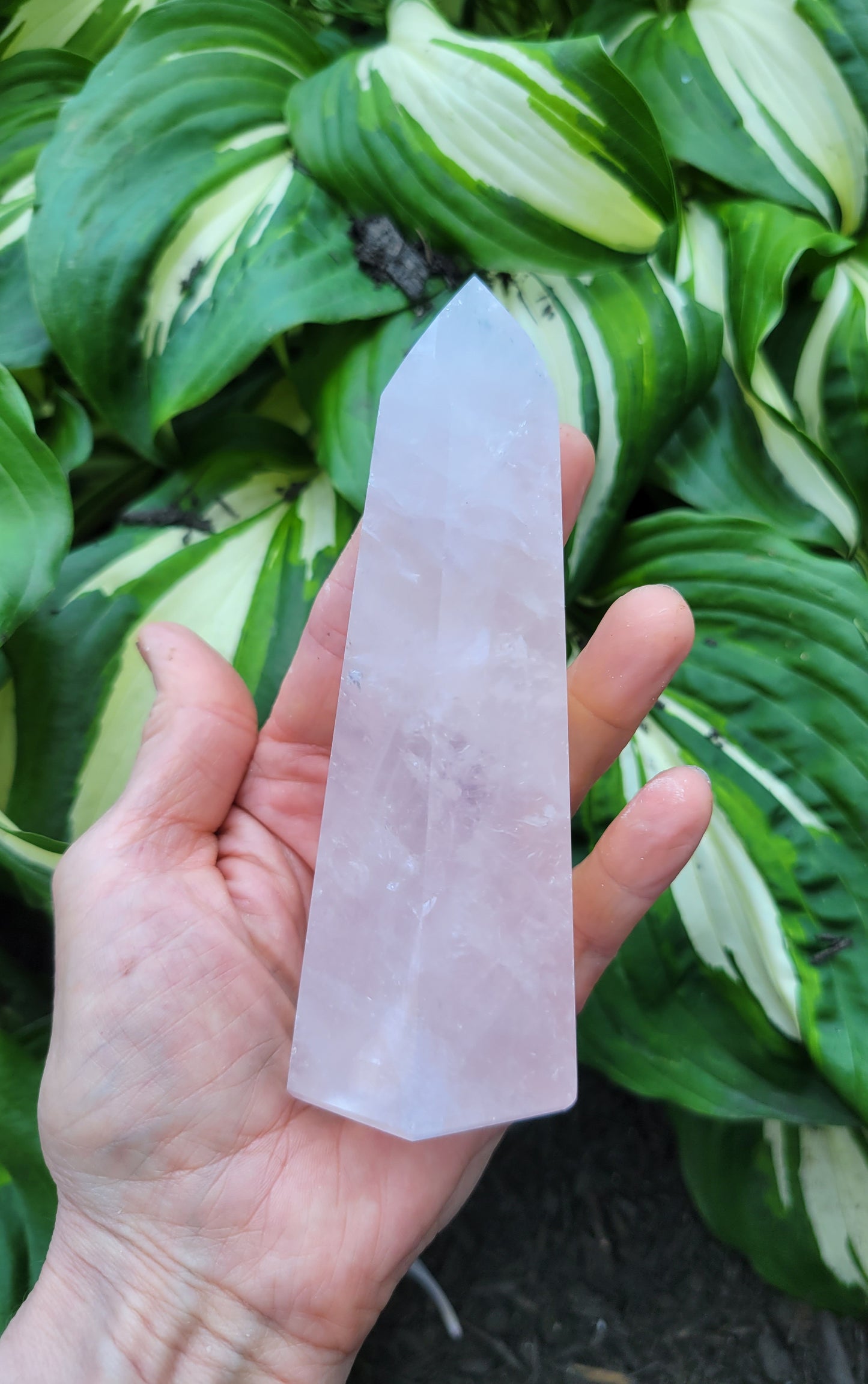 Rose Quartz Tower from Brazil