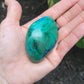 Chrysocolla Polished Free Form from Peru (1 1/2 X 1 X 2 1/2 inches)