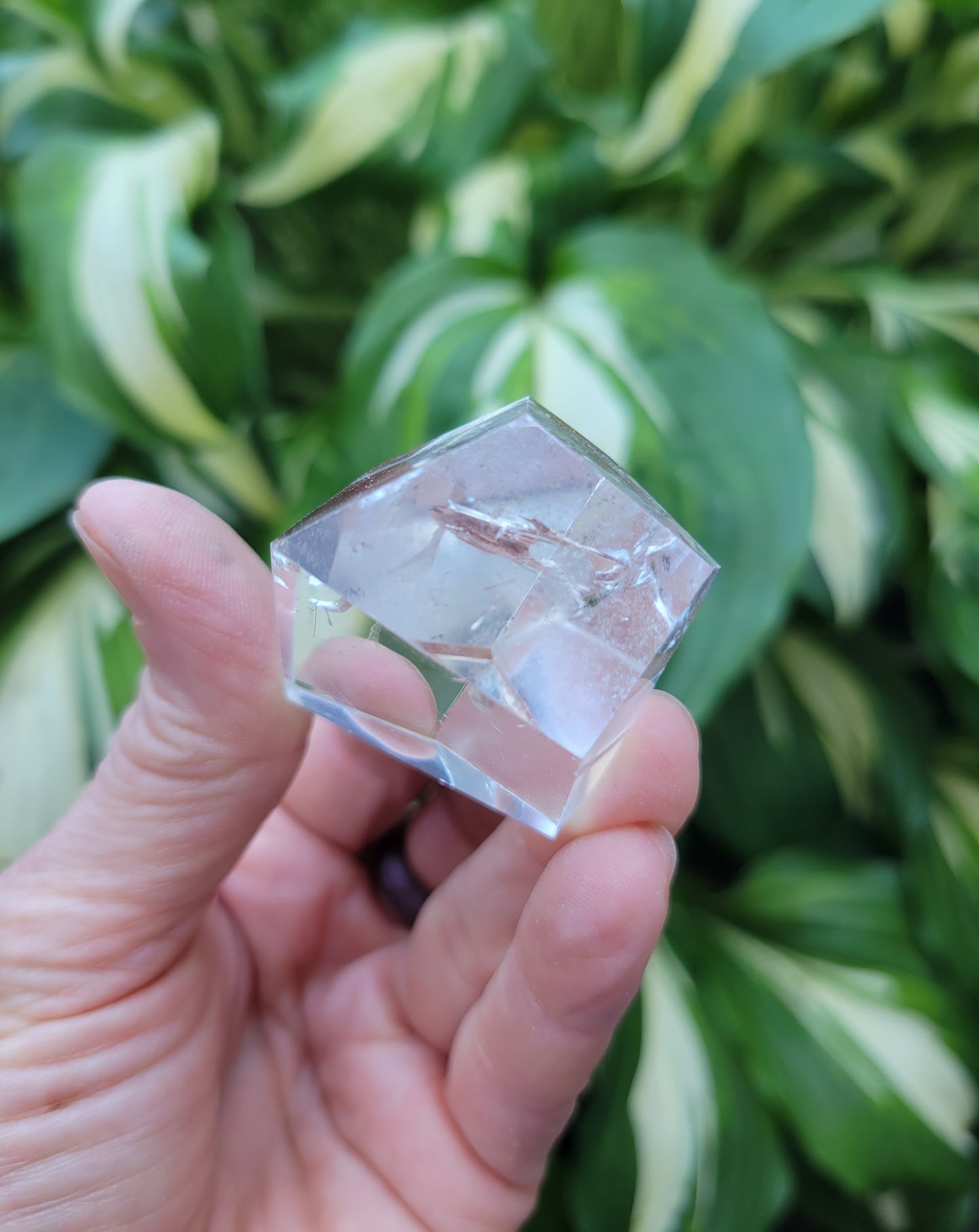 Quartz Free Form Geometric Sculpture from Brazil