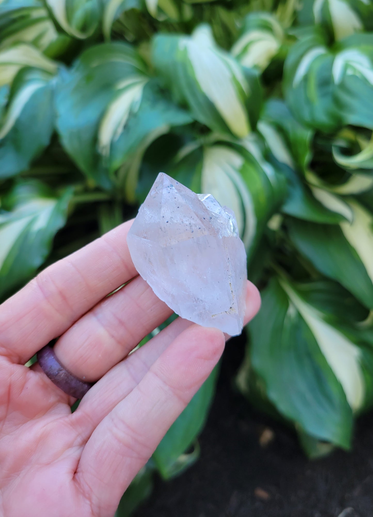 Himalayan Quartz with Anatase from Himachal Pradesh, India