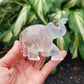 Quartz (Himalayan) Elephant, Carved in India